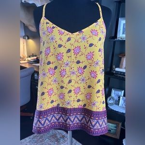 Floral print Hollister tank top. Size S NWT